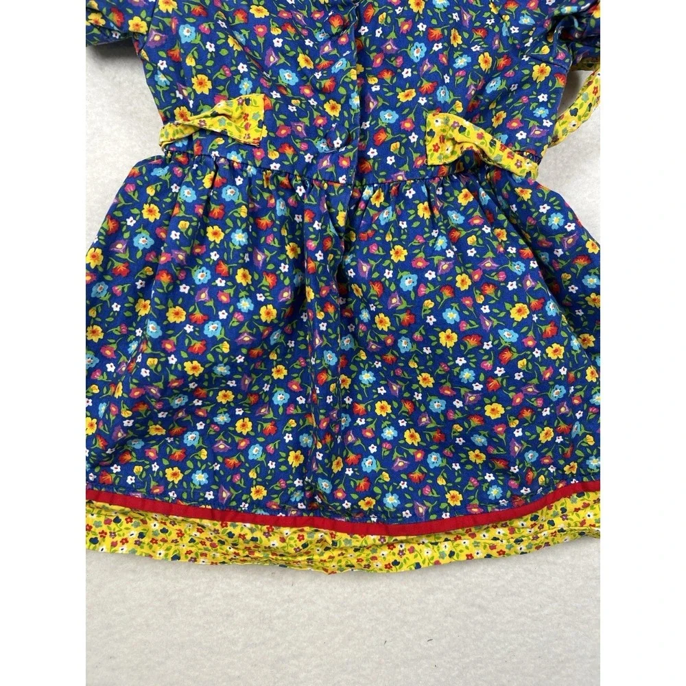 Vintage 90s OshKosh B'gosh floral‎ cotton dress Size 2T